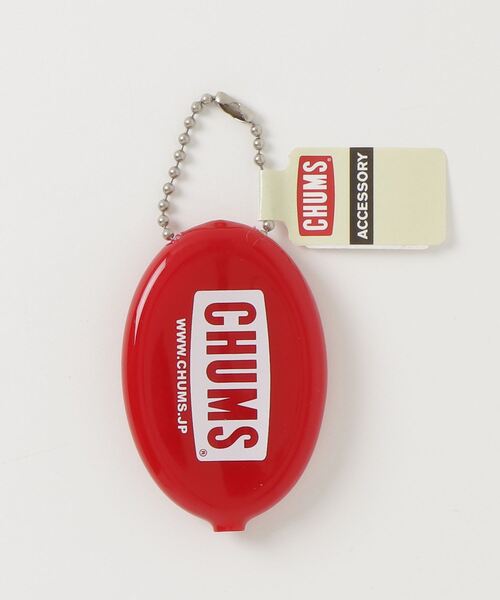 CHUMS（チャムス）の「【CHUMS】CHUMS Logo Quikoin with Ball Chain（コインケース・メンズ・レッド/イエロー/パープル/ブルーグリーン/ネイビー・FREE）」の5枚目の写真