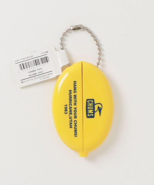 CHUMS（チャムス）の「【CHUMS】CHUMS Logo Quikoin with Ball Chain（コインケース・メンズ・レッド/イエロー/パープル/ブルーグリーン/ネイビー・FREE）」の6枚目の写真