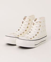 CONVERSE（コンバース）の「CONVERSE コンバース AS PLTS HEARTSTUDS HI オールスター PLTS ハートスタッズ HI 31314231 WHITE（スニーカー）」