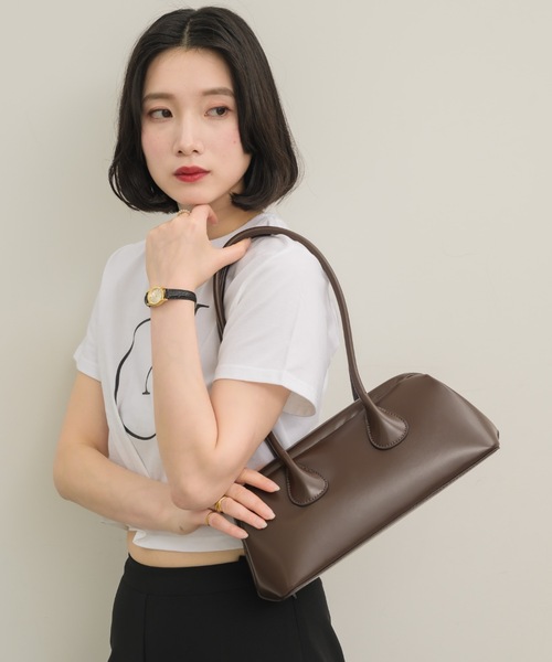 韓国ライクが叶う！！〉キスロックフルートバッグ（ハンドバッグ