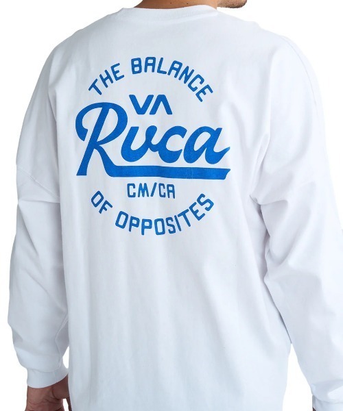 RVCA メンズ SCLIPT SEALD LS ロンT/ルーカワイドシルエット