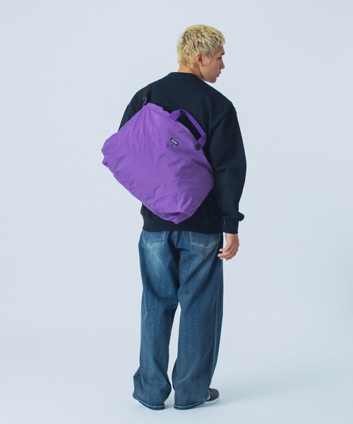 XLARGE（エクストララージ）の「RIPSTOP 2WAY SHOULDER BAG（ショルダーバッグ・メンズ・ブラック/パープル・ONE SIZE）」の12枚目の写真