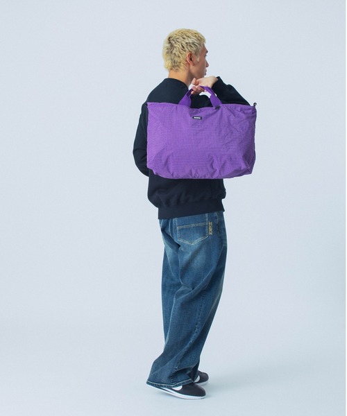 XLARGE（エクストララージ）の「RIPSTOP 2WAY SHOULDER BAG（ショルダーバッグ・メンズ・ブラック/パープル・ONE SIZE）」の13枚目の写真