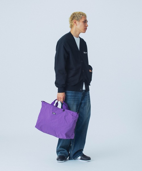 XLARGE（エクストララージ）の「RIPSTOP 2WAY SHOULDER BAG（ショルダーバッグ・メンズ・ブラック/パープル・ONE SIZE）」の14枚目の写真