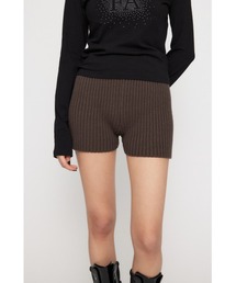 RIB KNIT ショートパンツ