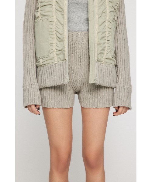 LAGUA GEM RIB KNIT ショートパンツ　ラグアジェム RIB KNIT ショートパンツ（その他パンツ）｜LAGUA GEM