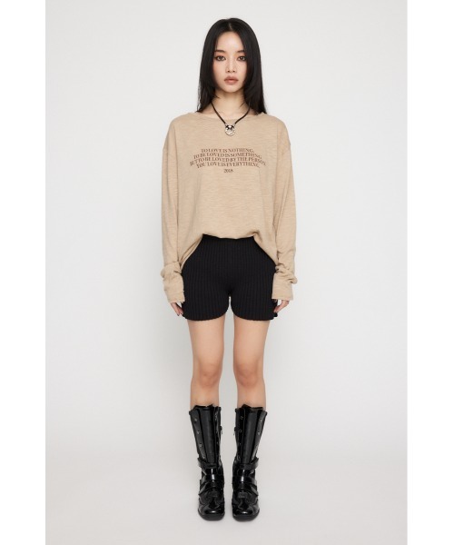 RIB KNIT ショートパンツ（その他パンツ）｜LAGUA GEM