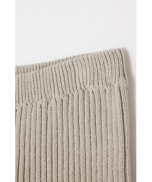 LAGUA GEM RIB KNIT ショートパンツ　ラグアジェム LAGUA GEM | RIB KNIT ショートパンツ (ショートパンツ ) |SHEL