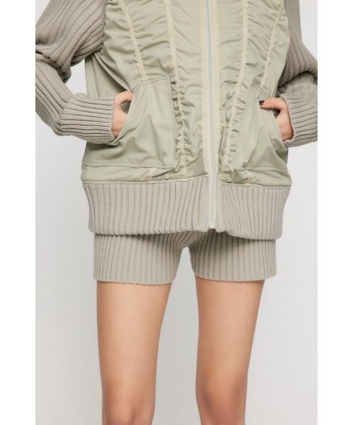 LAGUA GEM RIB KNIT ショートパンツ　ラグアジェム RIB KNIT ショートパンツ（その他パンツ）｜LAGUA GEM