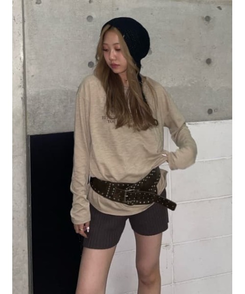 RIB KNIT ショートパンツ（その他パンツ）｜LAGUA GEM（ラグアジェム