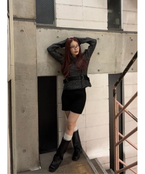 RIB KNIT ショートパンツ（その他パンツ）｜LAGUA GEM（ラグアジェム