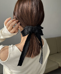 GOLDY | 〈GOLDY/ゴールディ〉デニムリボンヘアカフ(その他ヘアアクセサリー)