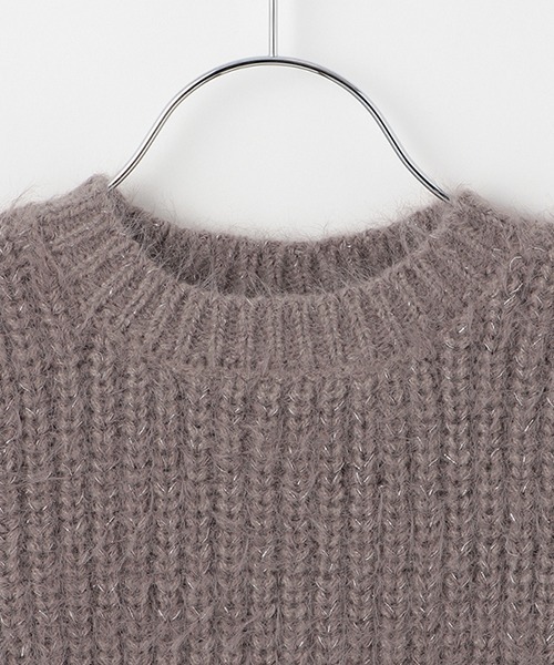 petit main（プティマイン）の「【リンク】シャギードッキングブラウス(キッズサイズ)（シャツ/ブラウス・キッズ・アイボリー/ライトピンク・80ｃｍ/120cm/100cm/110cm/90cm/130cm）」の6枚目の写真