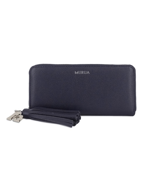 ムルーア（MURUA）/ラウンドファスナー長財布 MR−W1321 タッセル MURUA(ムルーア) ラウンドファスナー長財布 MR-W1321 タッセル（財布
