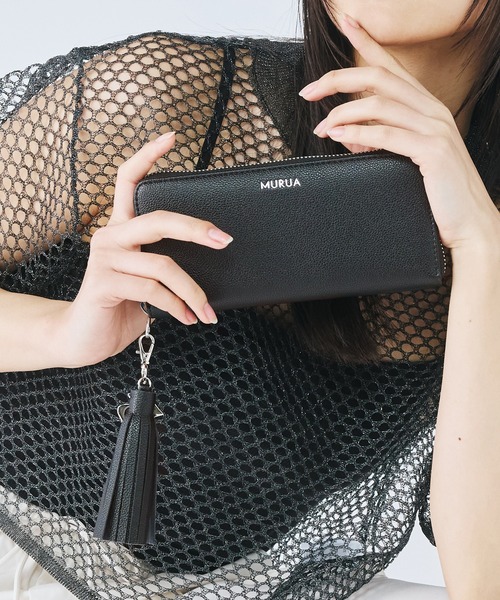 MURUA(ムルーア) ラウンドファスナー長財布 MR-W1321 タッセル（財布