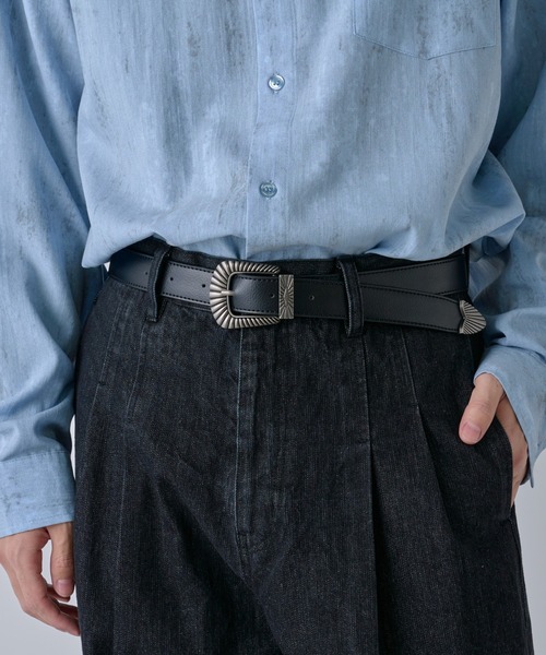 COLONY 2139（コロニートゥーワンスリーナイン）の「ウエスタンバックルベルト（ベルト・メンズ・ブラック・FREE）」の4枚目の写真