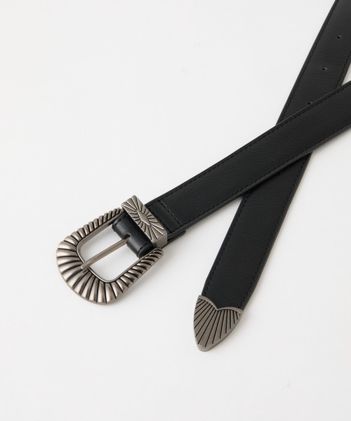 COLONY 2139（コロニートゥーワンスリーナイン）の「ウエスタンバックルベルト（ベルト・メンズ・ブラック・FREE）」の13枚目の写真