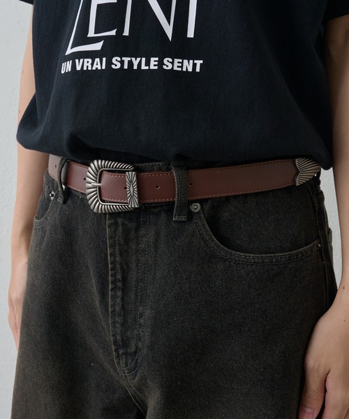 COLONY 2139（コロニートゥーワンスリーナイン）の「ウエスタンバックルベルト（ベルト・メンズ・ブラック・FREE）」の21枚目の写真