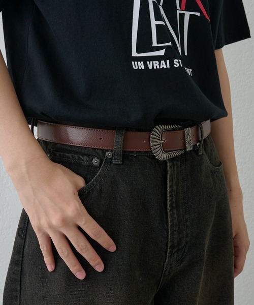 COLONY 2139（コロニートゥーワンスリーナイン）の「ウエスタンバックルベルト（ベルト・メンズ・ブラック・FREE）」の20枚目の写真