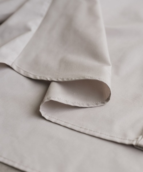 reca(レカ)の「シャーリング袖ボリュームブロードシャツ(シャツ/ブラウス・レディース・オフホワイト/ブラック/グレイッシュベージュ/ライトグレー・M)」の15枚目の写真