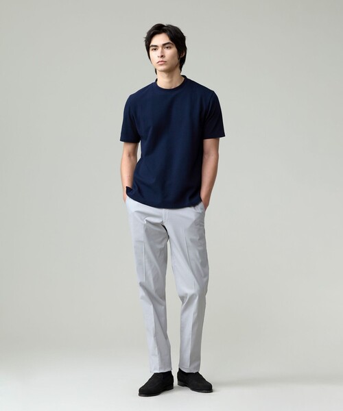 J.PRESS(ジェイプレス)の「【ストレッチ】ハイパワーシャンブレードビーステムテーパード パンツ(その他パンツ・メンズ・ライトグレー系/ライトグレー系1/ブルー系・74/94/82/90/86/78)」の5枚目の写真