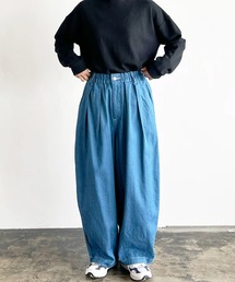 HARVESTY / ハーベスティ NEP DENIM CIRCUS PANTS ネップデニム サーカスパンツ