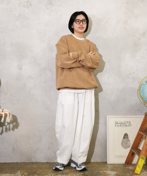 HARVESTY(ハーベスティ)の「HARVESTY / ハーベスティ NEP DENIM CIRCUS PANTS ネップデニム サーカスパンツ(その他パンツ・レディース・ブルー/オフホワイト・0/1/2)」の5枚目の写真