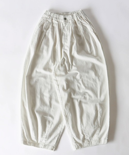 HARVESTY(ハーベスティ)の「HARVESTY / ハーベスティ NEP DENIM CIRCUS PANTS ネップデニム サーカスパンツ(その他パンツ・レディース・ブルー/オフホワイト・0/1/2)」の16枚目の写真