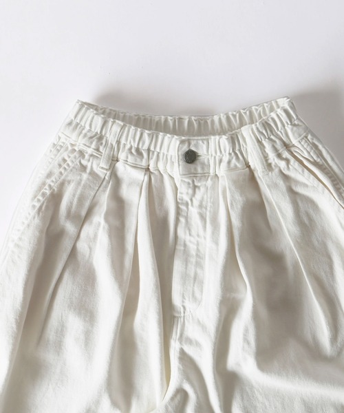 HARVESTY(ハーベスティ)の「HARVESTY / ハーベスティ NEP DENIM CIRCUS PANTS ネップデニム サーカスパンツ(その他パンツ・レディース・ブルー/オフホワイト・0/1/2)」の17枚目の写真