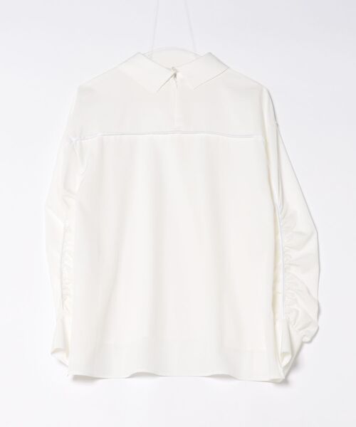 RAW FUDGE(ローファッジ)の「ロールカラーギャザースリーブブラウス(シャツ/ブラウス・レディース・ブラック/オフホワイト・M)」の15枚目の写真