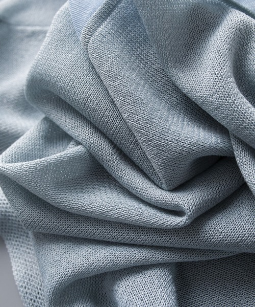 SAISON DE PAPILLON（セゾンドパピヨン）の「シアー裾サマーニット冷房対策カーディガンUV対策（カーディガン/ボレロ・レディース・ブラック/グレー/ブルー/ベージュ/ホワイト・M/L）」の16枚目の写真