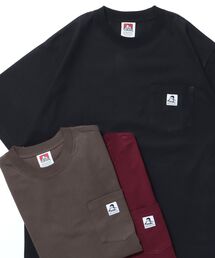 【BEN DAVIS(ベンデイビス)】BIG POCKET TEE / ポケット 半袖 ワンポイント ワイドシルエット ヘビーウエイト クルーネック