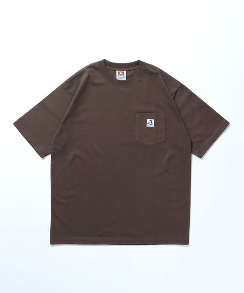 BEN DAVIS(ベンデイビス)の「【BEN DAVIS(ベンデイビス)】BIG POCKET TEE / ポケット 半袖 ワンポイント ワイドシルエット ヘビーウエイト クルーネック(Tシャツ/カットソー・メンズ・ホワイト/ダークブラウン/チャコール/ネイビー/グレー/ダークグリーン/ブラック/ワイン・SMALL/MEDIUM/LARGE/X-LARGE)」の16枚目の写真