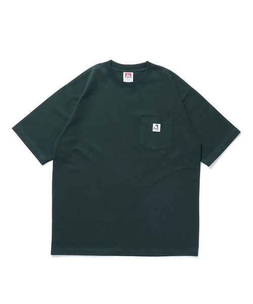 BEN DAVIS(ベンデイビス)の「【BEN DAVIS(ベンデイビス)】BIG POCKET TEE / ポケット 半袖 ワンポイント ワイドシルエット ヘビーウエイト クルーネック(Tシャツ/カットソー・メンズ・ホワイト/ダークブラウン/チャコール/ネイビー/グレー/ダークグリーン/ブラック/ワイン・SMALL/MEDIUM/LARGE/X-LARGE)」の19枚目の写真