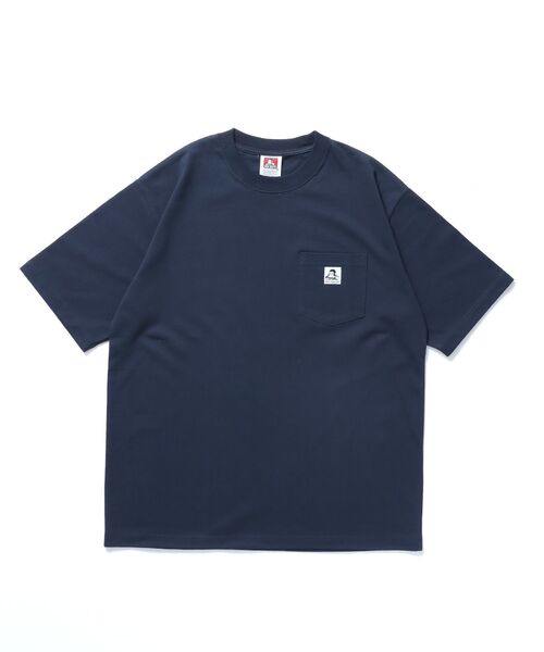 BEN DAVIS(ベンデイビス)の「【BEN DAVIS(ベンデイビス)】BIG POCKET TEE / ポケット 半袖 ワンポイント ワイドシルエット ヘビーウエイト クルーネック(Tシャツ/カットソー・メンズ・ホワイト/ダークブラウン/チャコール/ネイビー/グレー/ダークグリーン/ブラック/ワイン・SMALL/MEDIUM/LARGE/X-LARGE)」の22枚目の写真