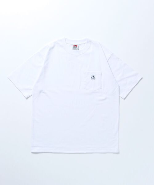 BEN DAVIS（ベンデイビス）の「【BEN DAVIS（ベンデイビス）】BIG POCKET TEE / ポケット 半袖 ワンポイント ワイドシルエット ヘビーウエイト クルーネック（Tシャツ/カットソー・メンズ・ホワイト/ダークブラウン/チャコール/ネイビー/グレー/ダークグリーン/ブラック/ワイン・SMALL/MEDIUM/LARGE/X-LARGE）」の17枚目の写真