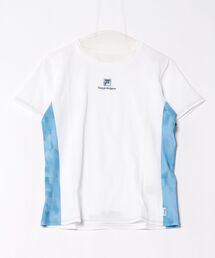 プリント切替半袖Tシャツ