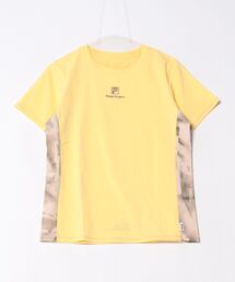 プリント切替半袖Tシャツ