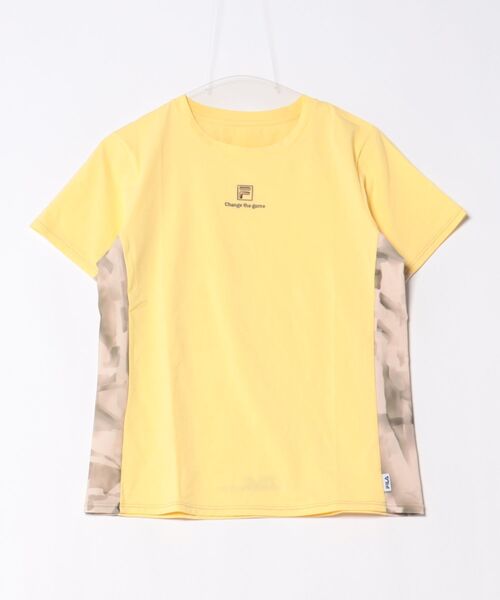 FILA(フィラ)の「プリント切替半袖Tシャツ(Tシャツ/カットソー・レディース・イエロー/ホワイト/ブラック・MEDIUM/LARGE/X-LARGE)」の3枚目の写真