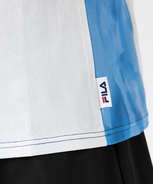 FILA(フィラ)の「プリント切替半袖Tシャツ(Tシャツ/カットソー・レディース・イエロー/ホワイト/ブラック・MEDIUM/LARGE/X-LARGE)」の19枚目の写真