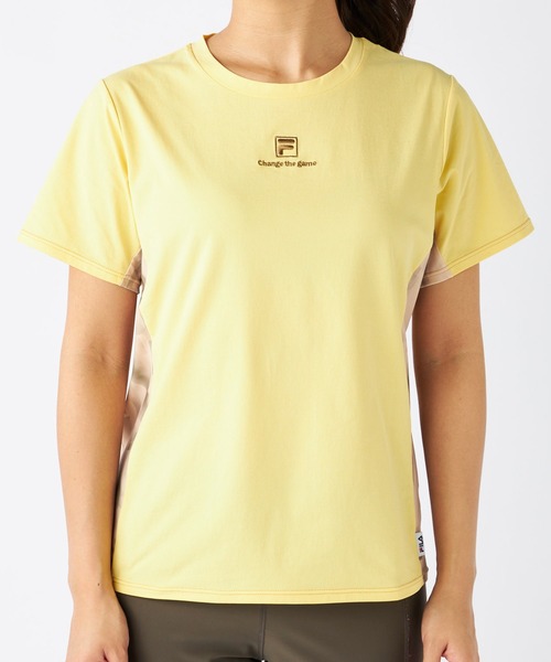 FILA(フィラ)の「プリント切替半袖Tシャツ(Tシャツ/カットソー・レディース・イエロー/ホワイト/ブラック・MEDIUM/LARGE/X-LARGE)」の16枚目の写真