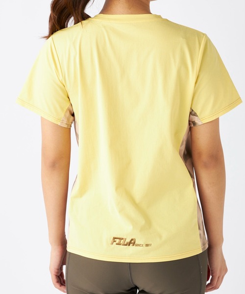 FILA(フィラ)の「プリント切替半袖Tシャツ(Tシャツ/カットソー・レディース・イエロー/ホワイト/ブラック・MEDIUM/LARGE/X-LARGE)」の14枚目の写真