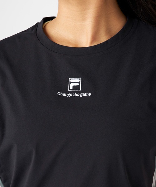 FILA(フィラ)の「プリント切替半袖Tシャツ(Tシャツ/カットソー・レディース・イエロー/ホワイト/ブラック・MEDIUM/LARGE/X-LARGE)」の10枚目の写真
