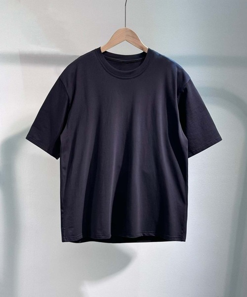 aimoha(アイモハ)の「aimoha MEN プレミアムベーシックT (SS)(Tシャツ/カットソー・メンズ・ホワイト/ダークグレー/パープル・MEDIUM/LARGE/X-LARGE/XX-LARGE)」の2枚目の写真