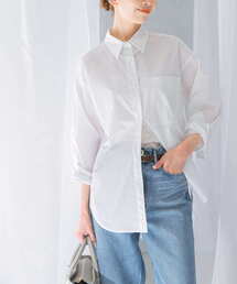 URBAN RESEARCH ROSSO WOMEN | レギュラーカラーオーバーシャツ(シャツ/ブラウス)