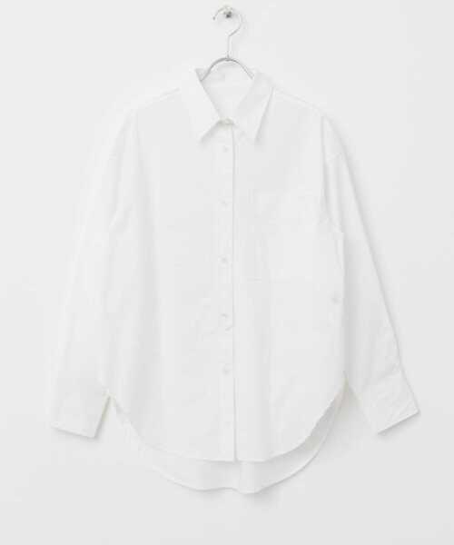 URBAN RESEARCH ROSSO WOMEN(アーバンリサーチ ロッソ)の「レギュラーカラーオーバーシャツ(シャツ/ブラウス・レディース・ブルー系その他/オフホワイト・FREE)」の21枚目の写真