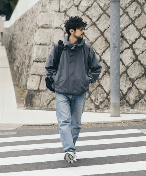 +phenix(プラスフェニックス)の「+phenix/プラスフェニックス SP GORE-TEX WINDSTOPPER HOODIE JACKET/別注 ゴアテックス ウインドストッパー フーディー ジャケット/マウンテンパーカー(ブルゾン・メンズ・チャコールグレー/ブラック/ブラック×グレー・SMALL/MEDIUM/LARGE)」の19枚目の写真