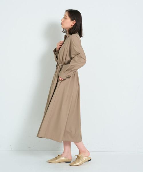 ADIEU TRISTESSE(アデュートリステス)の「綿ポリエステルワンピース(ワンピース・レディース・ブラック/ベージュ・38)」の6枚目の写真