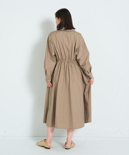 ADIEU TRISTESSE(アデュートリステス)の「綿ポリエステルワンピース(ワンピース・レディース・ブラック/ベージュ・38)」の7枚目の写真