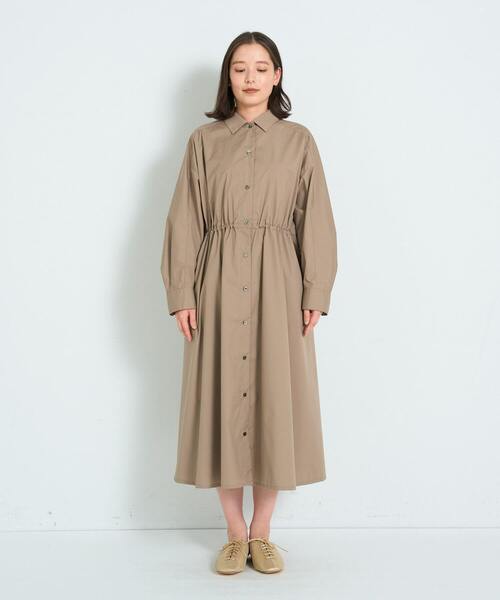 ADIEU TRISTESSE(アデュートリステス)の「綿ポリエステルワンピース(ワンピース・レディース・ブラック/ベージュ・38)」の9枚目の写真